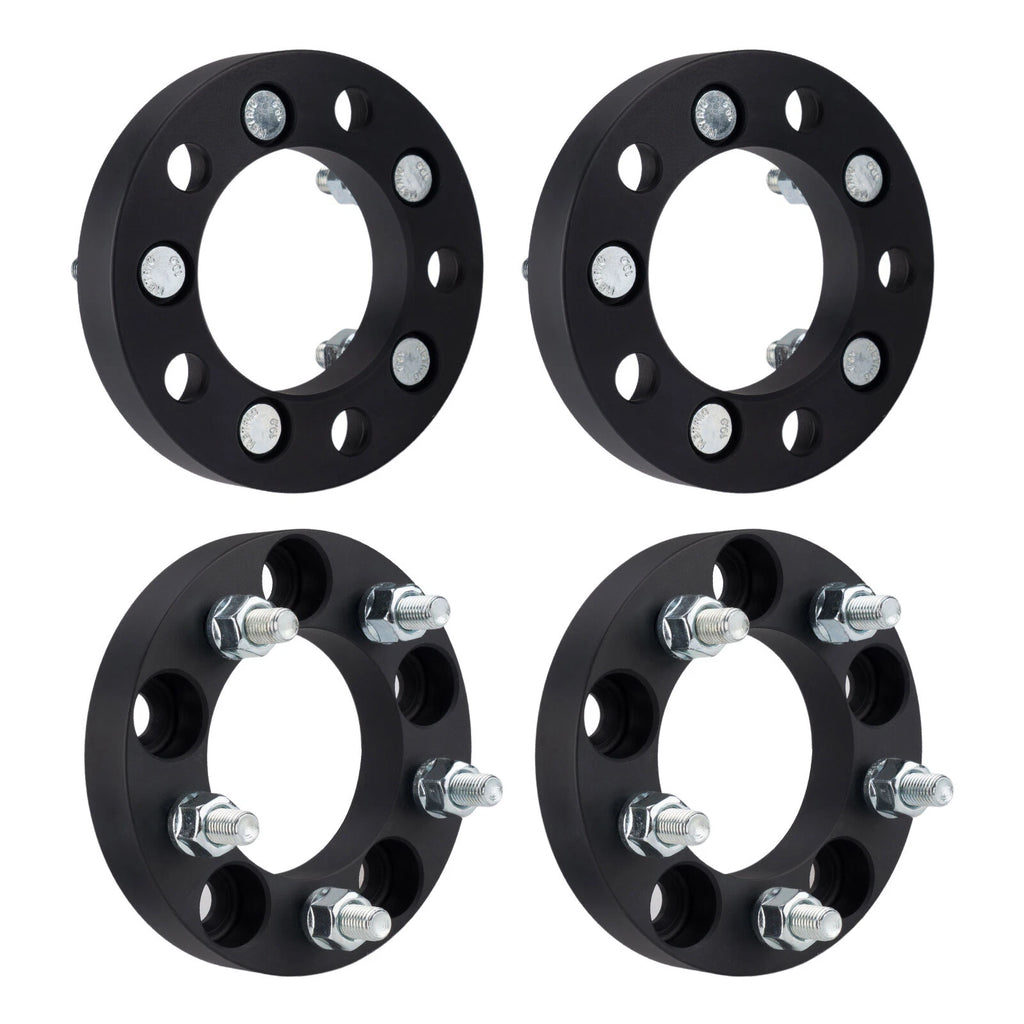 Wheel Spacers for Chevrolet GMC (1980–1995) 4Pcs 1" 12x1.5, 5x4.75 to 5x4.5