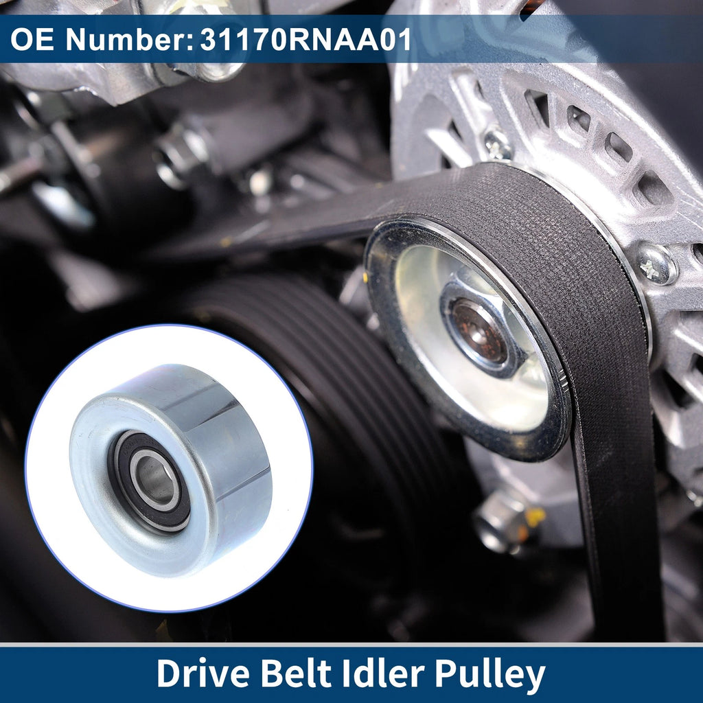 Drive Belt Idler Pulley for Honda Civic (2006) No. 31170RNAA01 1 Pc