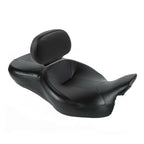 Black Rider Driver Passenger Seat Backrest for Harley Touring Glide (09-23)