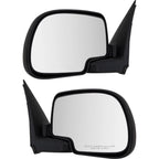 Set of 2 Mirrors for Chevrolet Silverado 1500 (1999–2006) Manual Glass