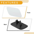 Front Right Washer Nozzle Cover Cap for Audi A4 (2005–2008) 1Pcs White