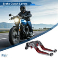 Adjustable Brake Clutch Lever for Suzuki GSXR150 (2017–2020) Titanium Red