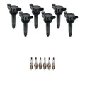 Set of 6 Ignition Coils & Denso Double Platinum Spark Plugs for Camry V6