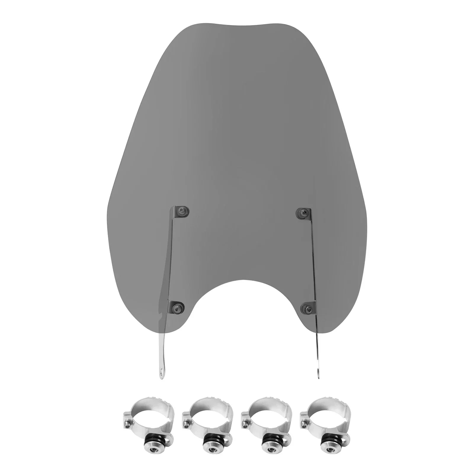 Smoke Windshield & 39mm Clamps for Harley Sportster XL 883 1200 (2018-2024)