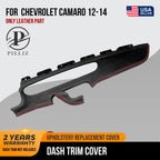 Dash Trim Leather Cover for Chevrolet Camaro (2012–2014) Red Stitch