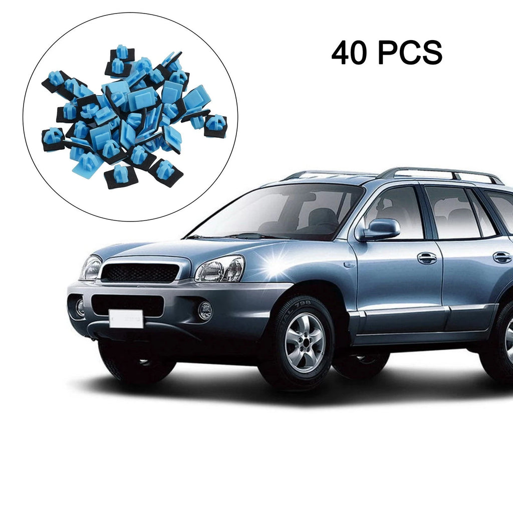 40pcs Body Side Molding Clip Set for Hyundai Santa Fe, Kia Sportage