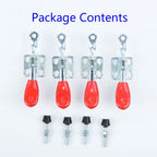 Horizontal Hand Clamps GH 201A 201 A with Quick Release (80mm Length)
