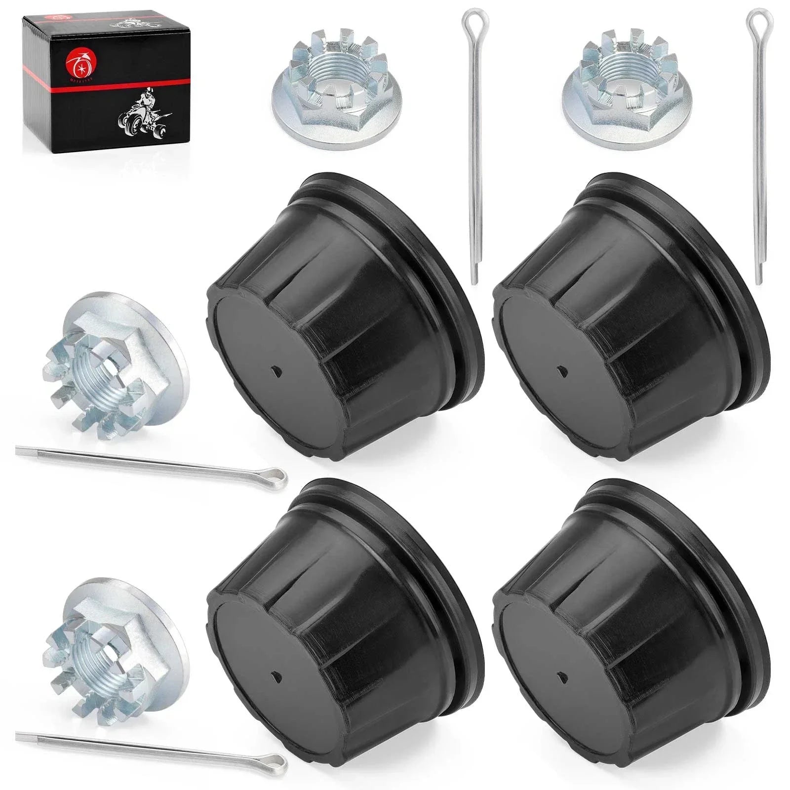 Center Cap & 18MM Nut & Pin for Honda TRX200 FourTrax (1990–1991)