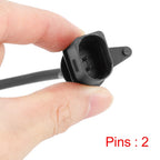 Set of 2 Front Brake Pad Electronic Wear Sensors for Audi A6 Quattro (2012–2014)