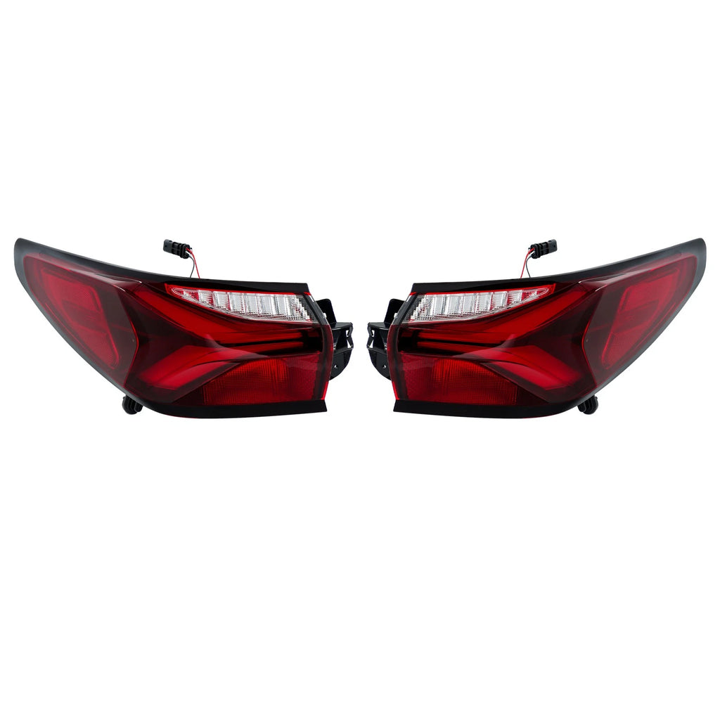 2X Tail Light Assembly for Chevrolet Blazer (2019–2022) Black LED