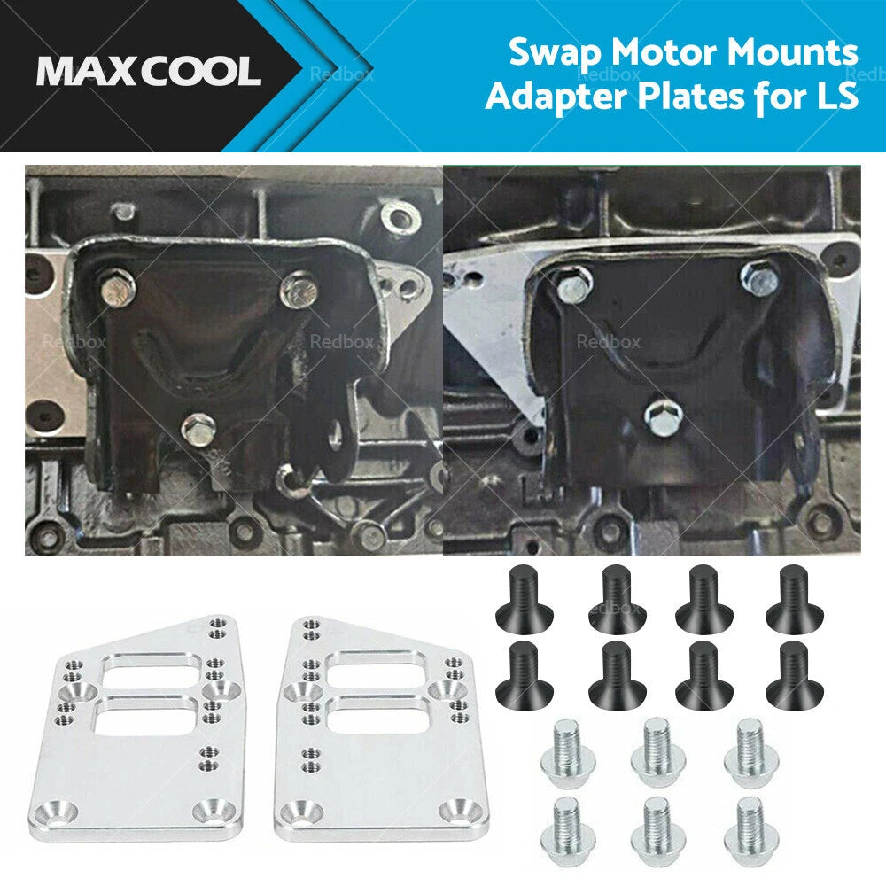 LS Engine Swap Bracket Adapter Plates for Chevy LS1 LS2 LS3 LS6 LQ4 LQ9 (2000–2023)
