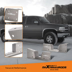 2X Rear Axle Lowering C-Notch Drop Kit for Chevy Silverado 1500 (2001-2007)