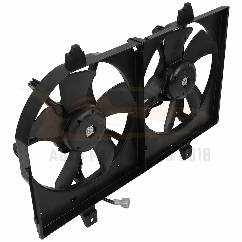 Dual Radiator Cooling Fan for Infiniti I35, Nissan Maxima (2002–2004)