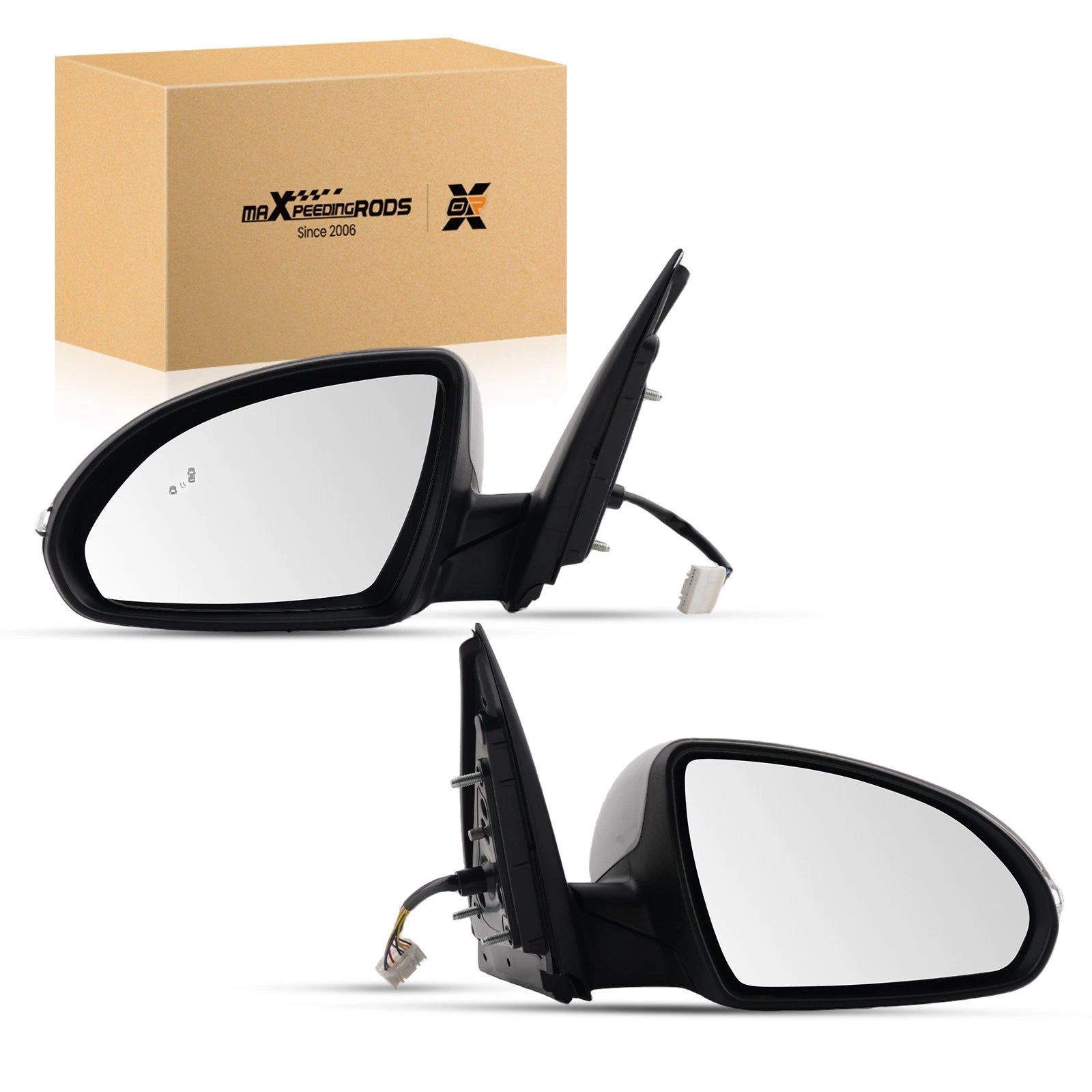 Power Side Mirror Pair Heated Signal for Kia Optima (2016–2020) 87610D5150