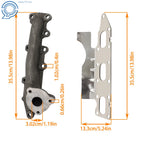 Left Side Exhaust Manifold with Gasket for Ford F-150 (2011-2016)