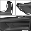 Fog Light Cover for Nissan Rogue (2017–2020) Left Black Factory Style