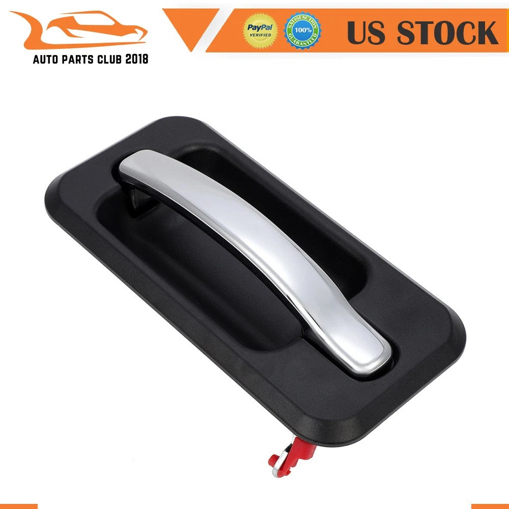 Rear Passenger Outside Door Handle for Hummer H2 (2003–2009) Chrome/Black