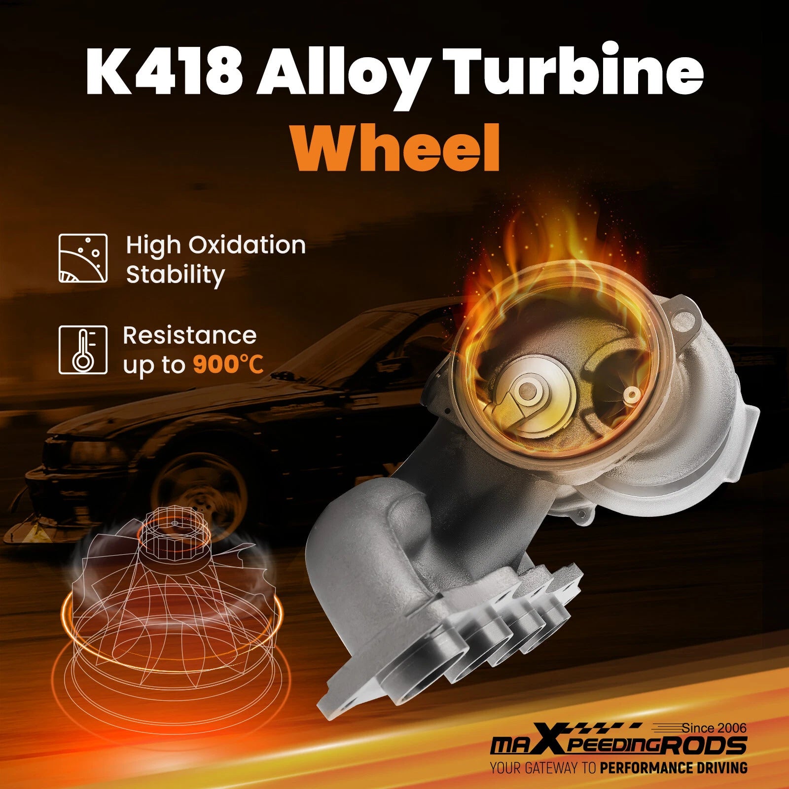 Turbocharger for BMW 320i 328i 520i 528i X3 Z4 N20 B20 2.0L (2012–2017) 49477-02020