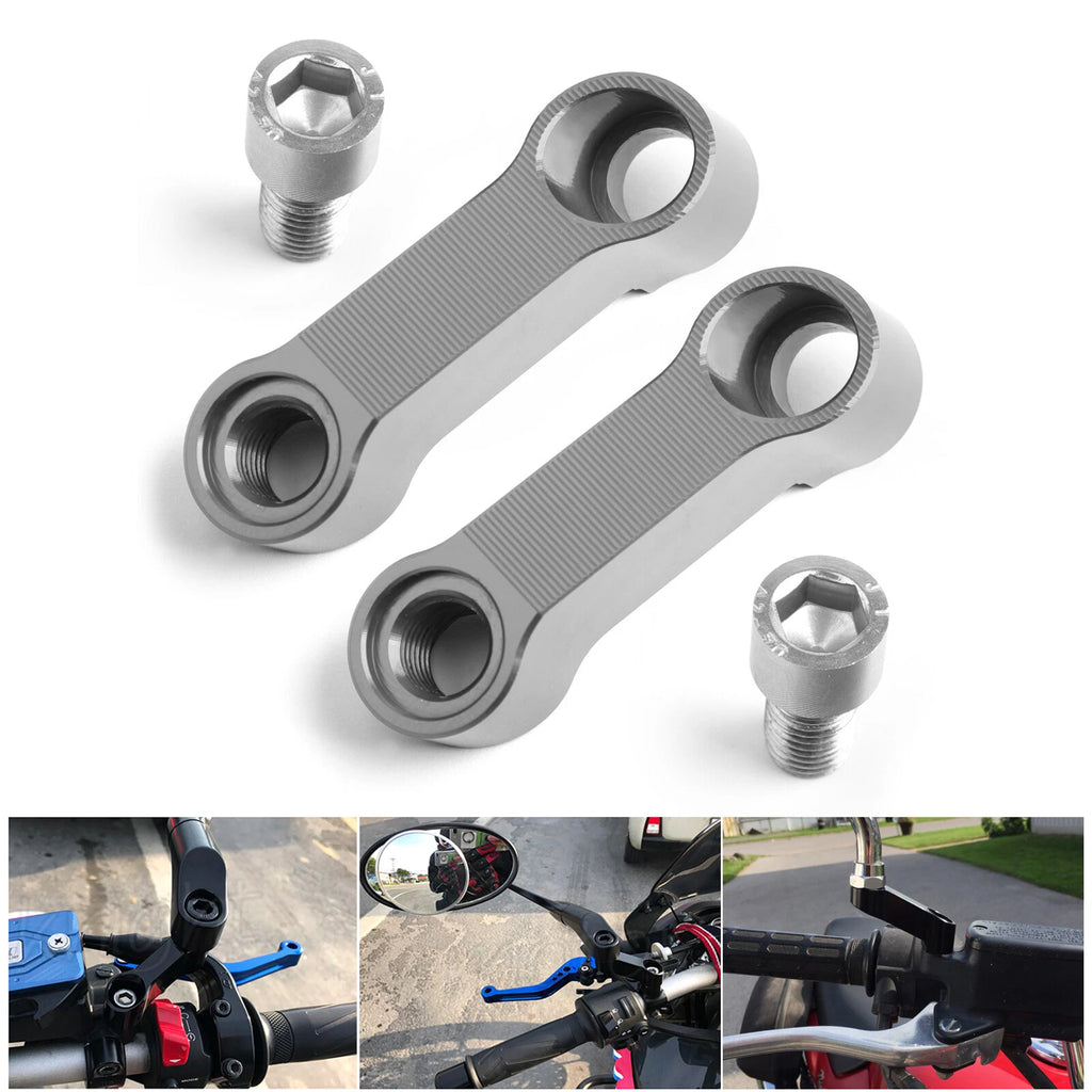 2X Motorcycle Mirror Extenders for Honda Titan (Fit 2010–2023)