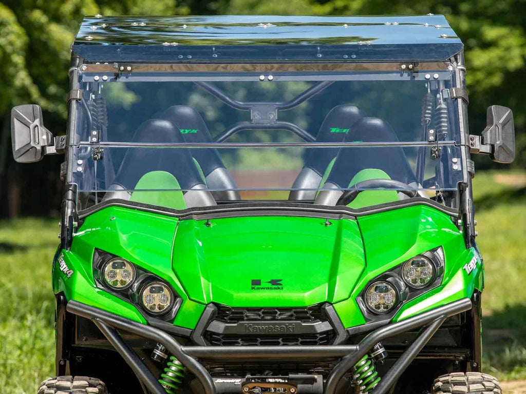 Scratch Resistant Full Windshield for Kawasaki Teryx 800 / 4 800 (2016–2023)