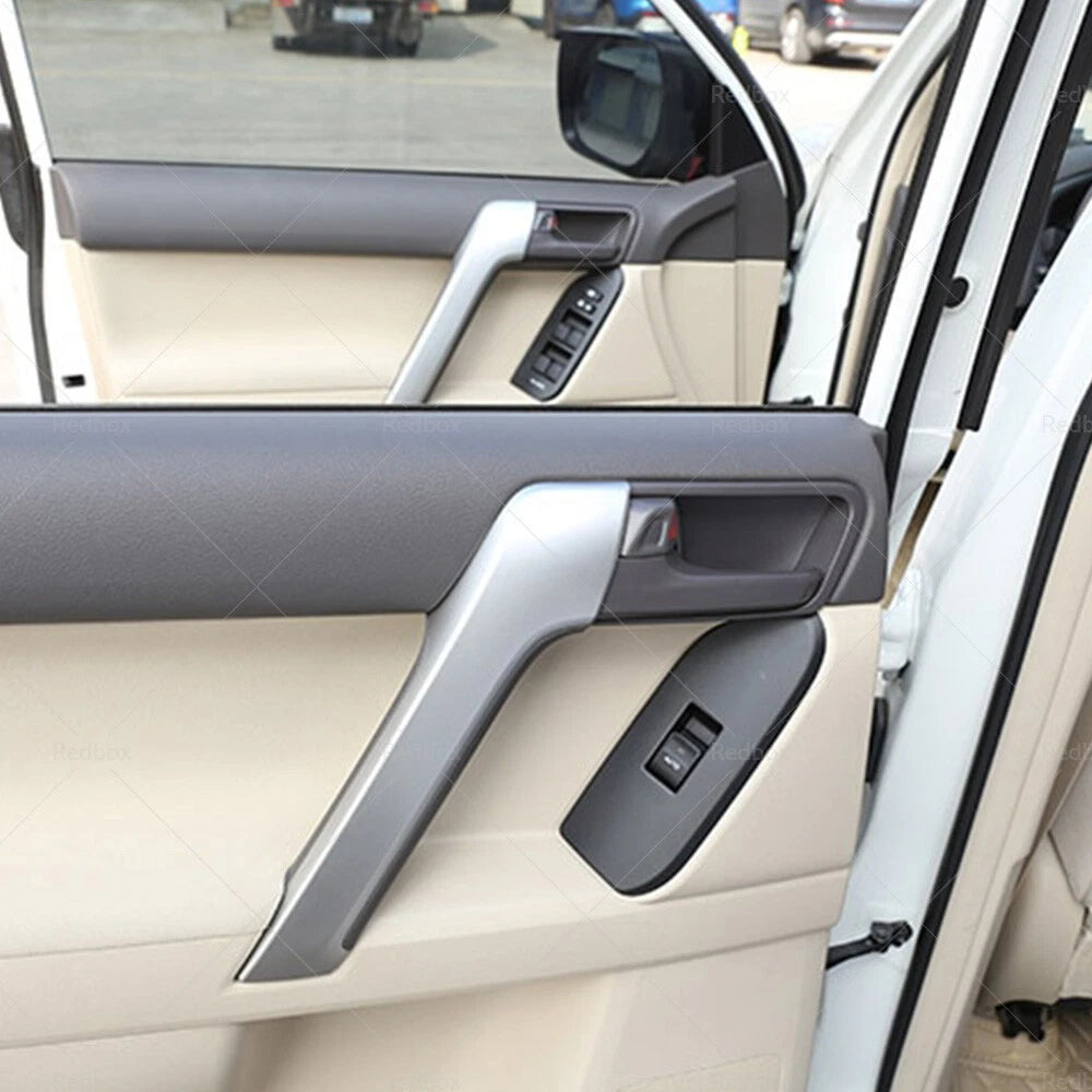 Set of 4 Matte Front Door Armrest Covers for Toyota Land Cruiser Prado (J150)