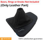 Leather Shift Boot Cover for BMW E90 (2005–2013) - Black