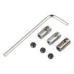 3X 3.175MM to 5MM Conversion Sleeve & Grub Screws with L-Allen Key for RC Motor