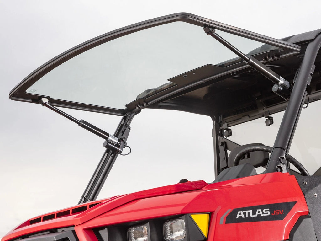 Maxdrive Power Flip Glass Windshield for Gravely Atlas JSV (2018–2023)