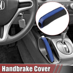 Faux Leather Handbrake Cover for Ford Mustang (2015–2021) Black Blue