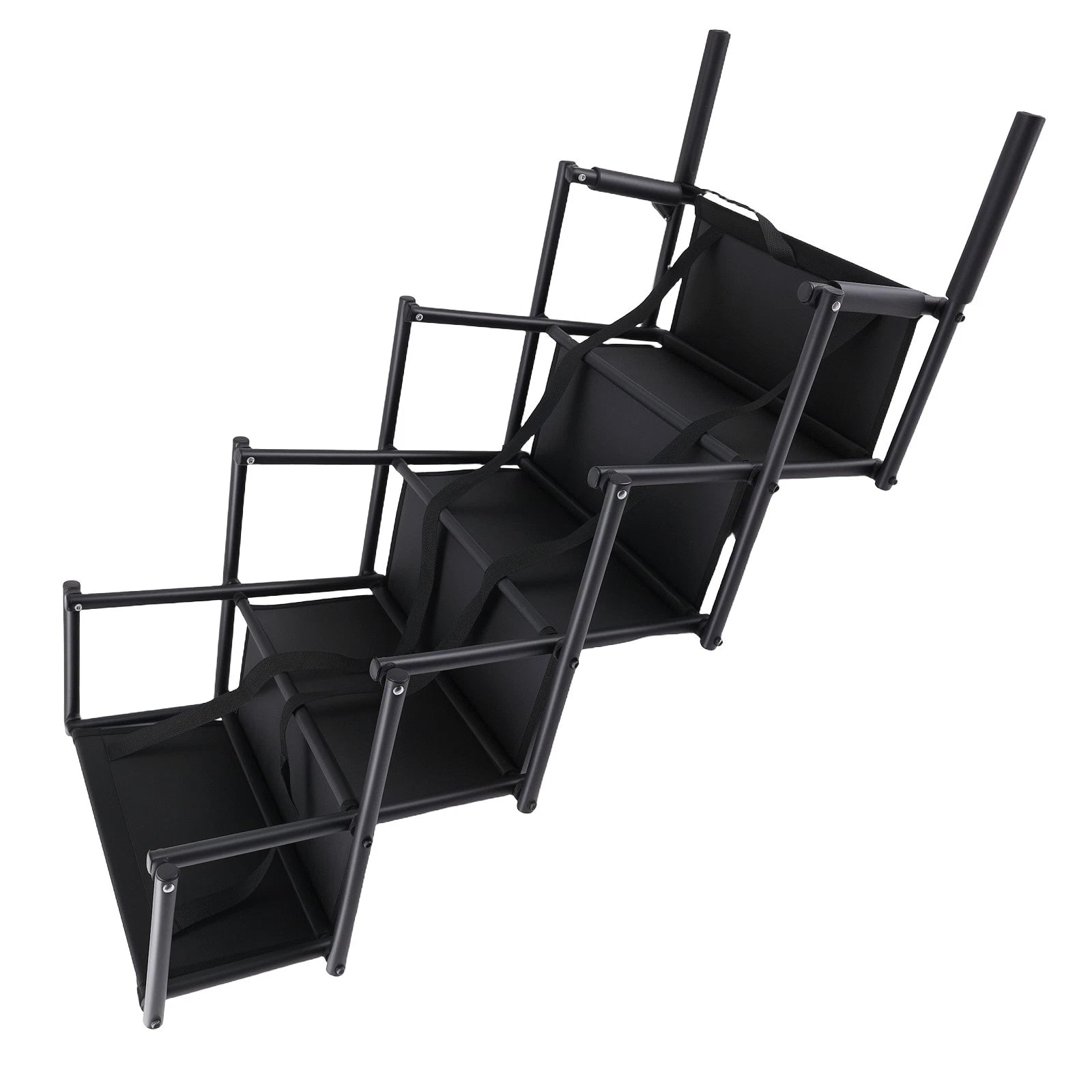 4 Step Dog Stairs for Small Pets - Portable Pet Steps for Bed Sofa