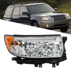 Headlight Assembly for Subaru Forester (2006–2008) Right Halogen Chrome