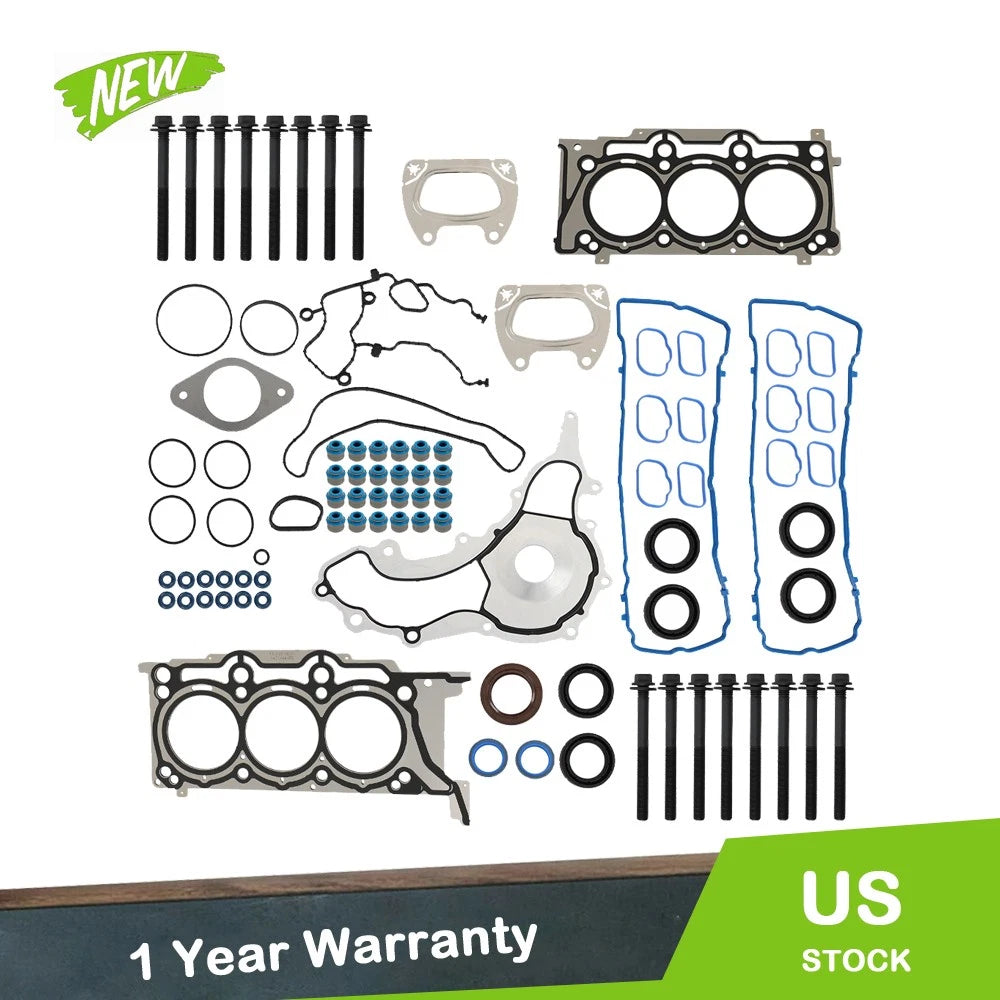 Head Gasket Bolts Set for Ram Chrysler Dodge Avenger Jeep 3.6L (2011–2016)