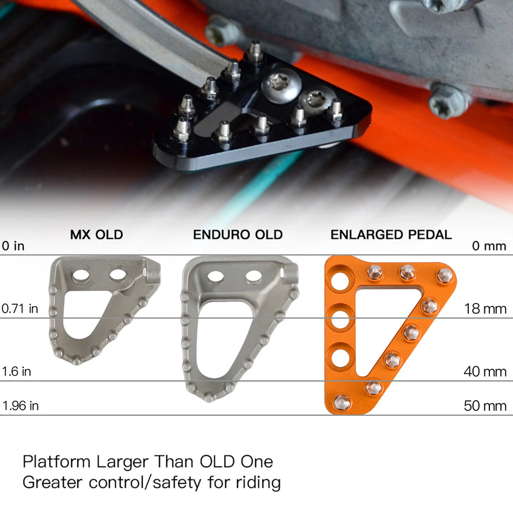 Brake Pedal Lever Step Plate Tip for KTM 690 Enduro R/SMC R (2008–2020)