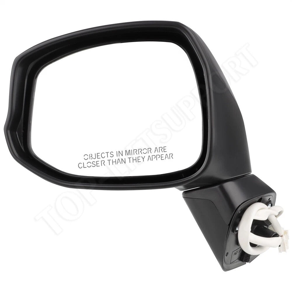 Left Driver Side View Mirror for Honda Civic (2012–2014) Power Textured Black