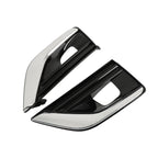 Set of 2 Black Fog Light Bezels for Infiniti Q50 (2018–2020)