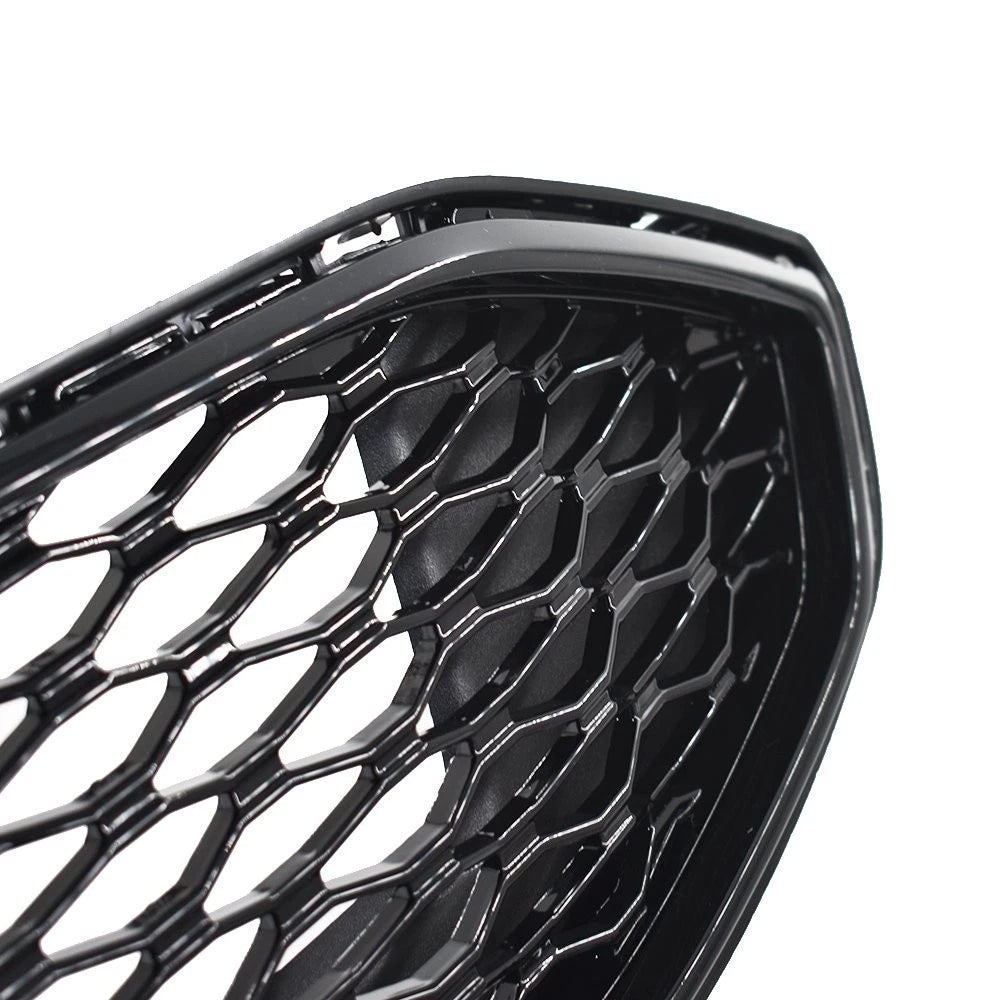 Honeycomb Front Grill Trim for Ford Fusion (2017–2018) Gloss Black