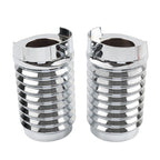 CNC Upper Fork Boot Slider Cover Chrome for Harley Street Glide FLHX FLHXS (2014–2023)