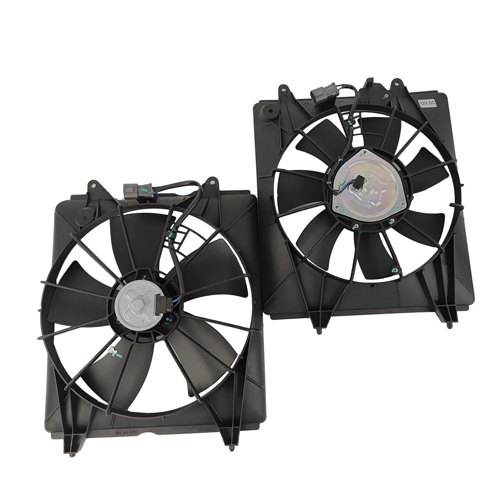 Set of 2 Radiator & A/C Cooling Fans for Honda CR-V (2007–2009)