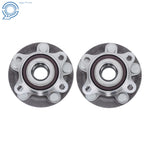2 Front Rear Wheel Hub Bearings for Ford Fusion (2013–2020) Lincoln MKZ (2013–2016)