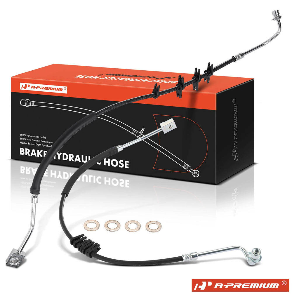 2X Front Brake Hydraulic Hose for GMC C5500 Topkick Chevy C4500 (2003–2009)
