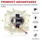 Blower Motor with Fan Cage for Mercedes CL550 CL600 CL63 CL65 S350 S400 S600 (2007–2013)