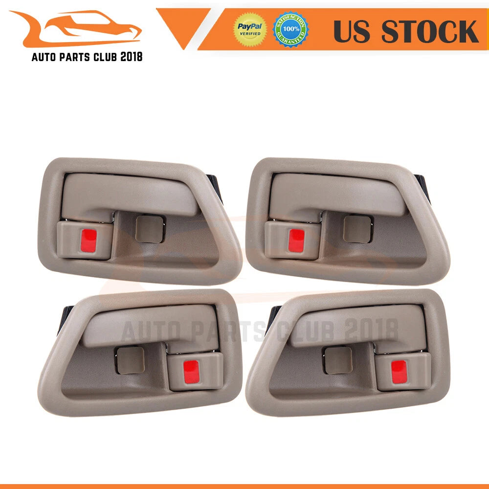Set of 4 Interior Door Handles for Toyota Camry (1997–2001) Beige