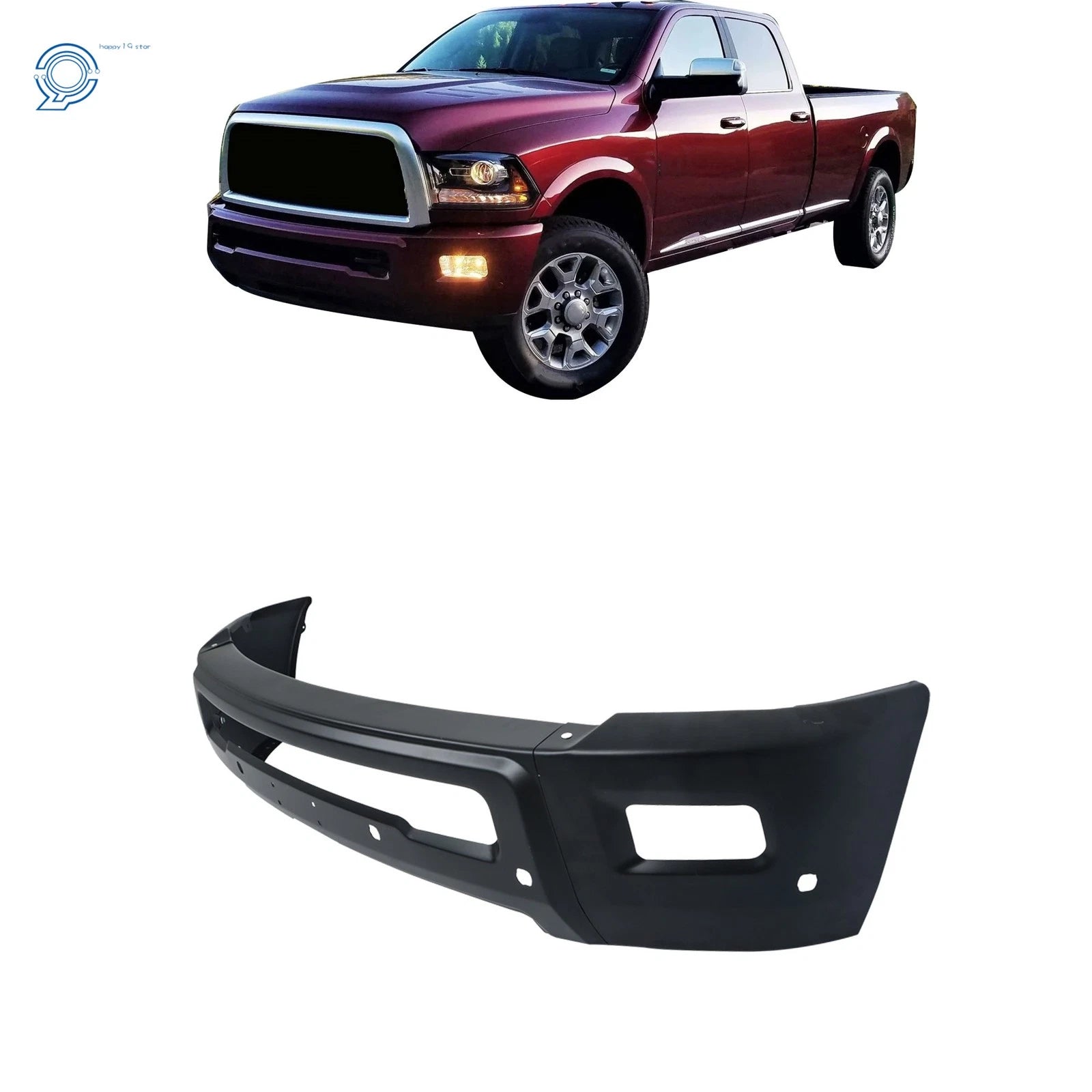 Front Bumper Face Bar with Sensor Holes for Dodge RAM 2500 3500 (2010–2018)