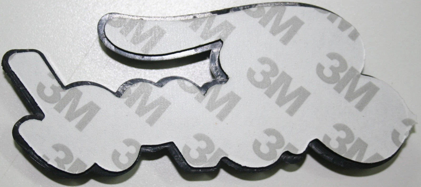 Chrome Powerstroke Emblem Tag for Ford Truck 4x4 (3M Adhesive)