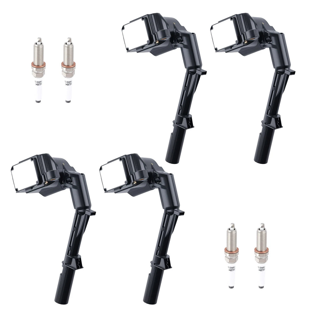4X Ignition Coil & Spark Plug for Mercedes GLA250 X156 2.0L (2015–2020) UF734