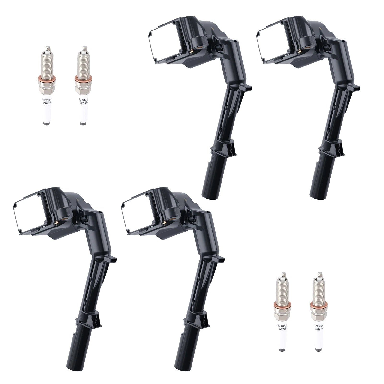4X Ignition Coil & Spark Plug for Mercedes GLA250 X156 2.0L (2015–2020) UF734