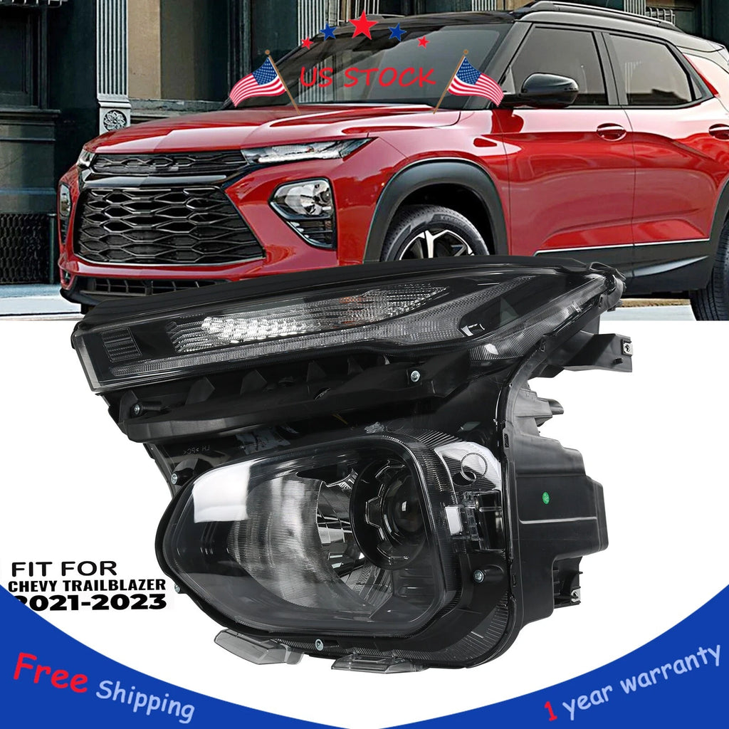 Driver Left LED Low Beam Projector Headlight for Chevy Trailblazer (2021–2023)