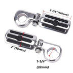 1.25" Highway Engine Guard Foot Pegs for Harley Touring Road King Street Glide