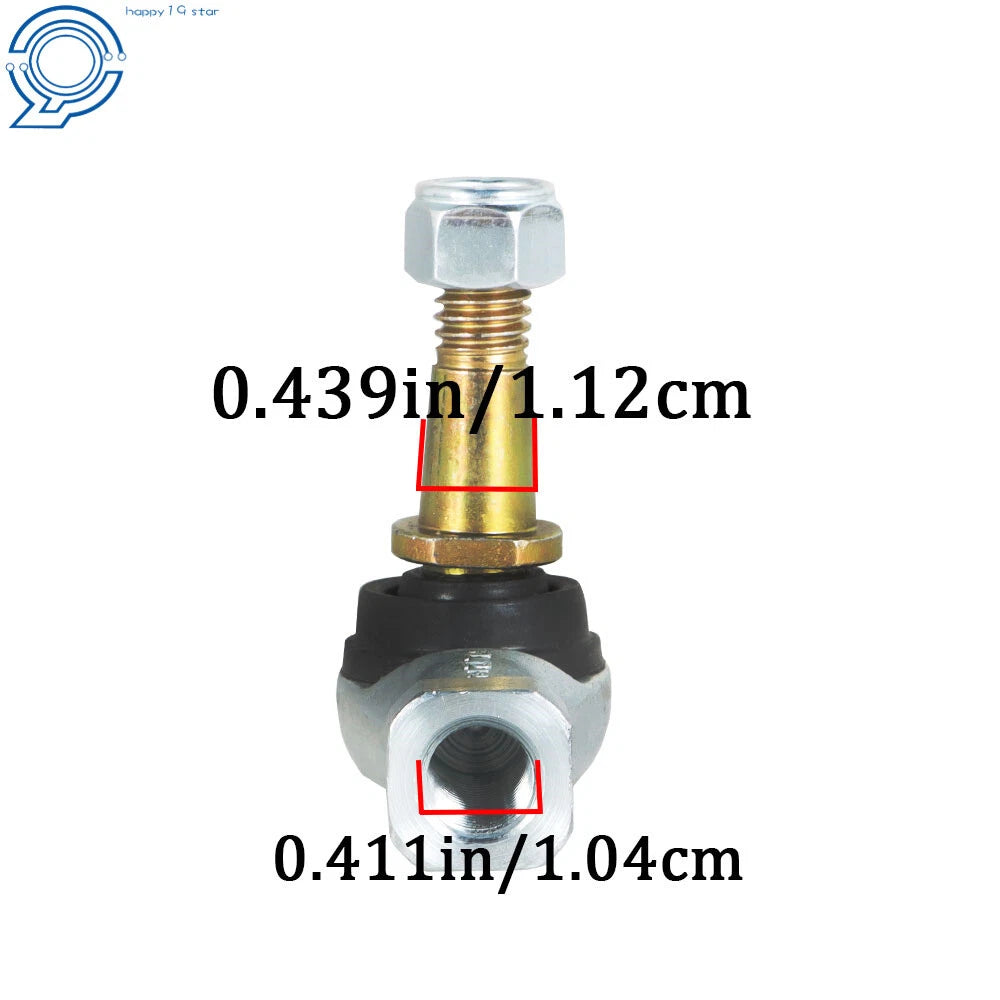 Set of 2 Tie Rod Ends for EZGO TXT Golf Cart (2001–Present)