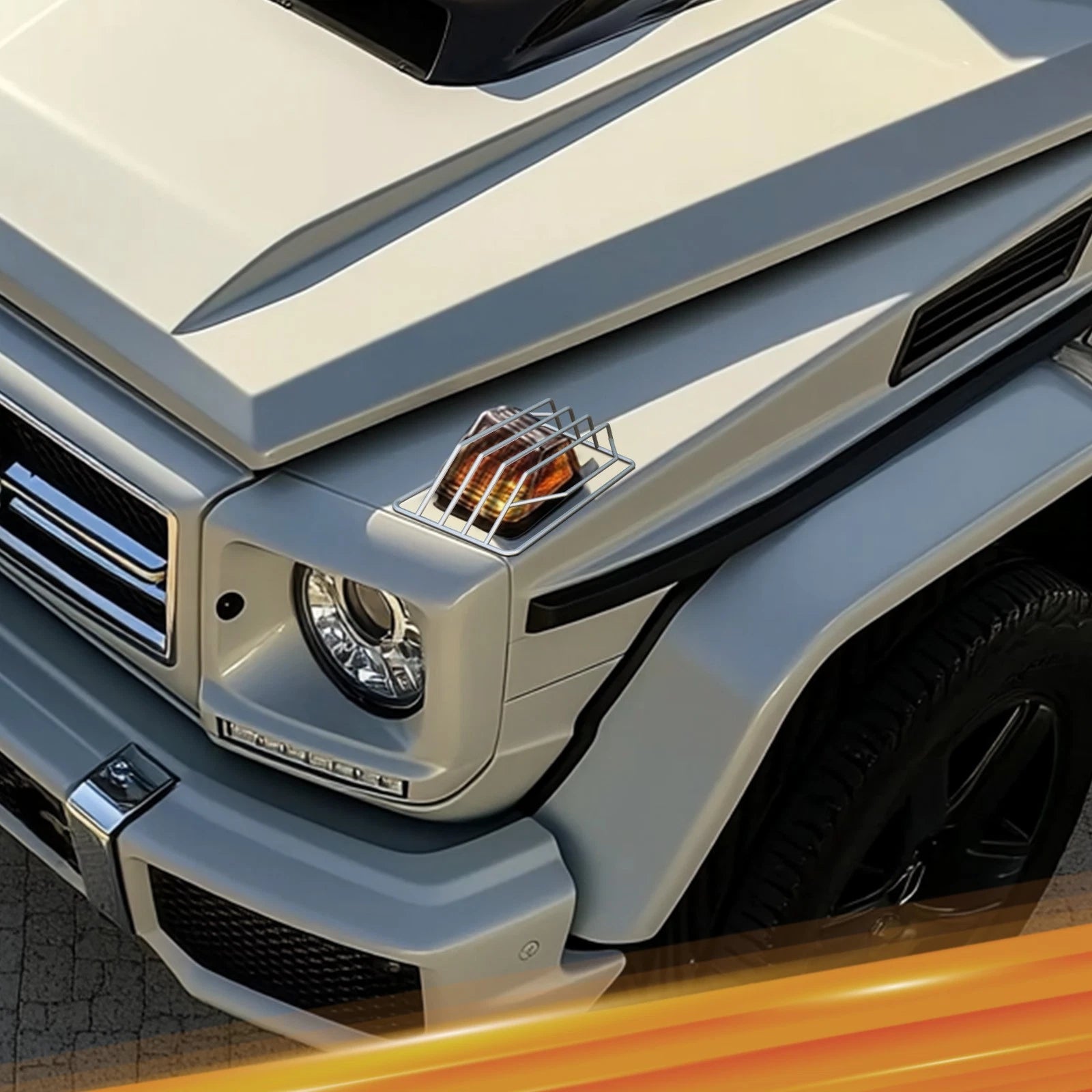 Turn Signal Light Guards for Mercedes Benz G Class (W463 W461 W460)